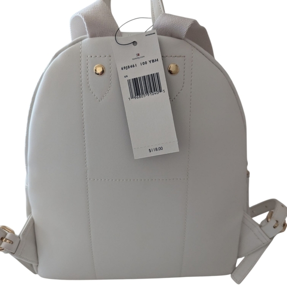 Tommy Hilfiger Women's White Backpack - Picture 7 of 11